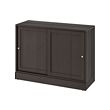 HAVSTA - cabinet with plinth, dark brown, 121x47x89 cm | IKEA Indonesia - PE732427_S2