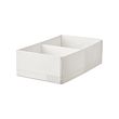 STUK - Kotak dengan kompartemen, putih, 20x34x10 cm