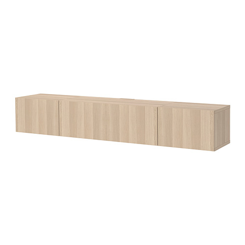 BESTÅ TV bench with doors