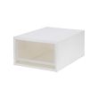 SOPPROT - Pull-out storage unit, transparent white, 34x46x20.5 cm