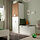SMÅSTAD - wardrobe with pull-out unit, white cork/with storage bench, 150x57x196 cm | IKEA Indonesia - PE873902_S1