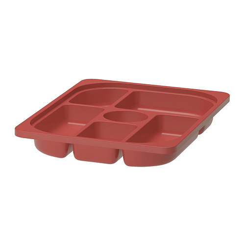 TROFAST storage tray with compartments