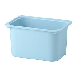 TROFAST - Storage box, light blue, 42x30x23 cm