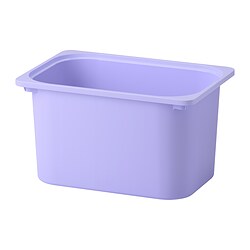 TROFAST - Storage box, lilac, 42x30x23 cm