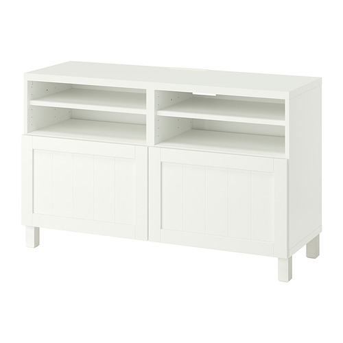BESTÅ TV bench with doors
