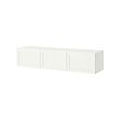BESTÅ - TV bench with doors, white/Pipmakare white, 180x42x38 cm
