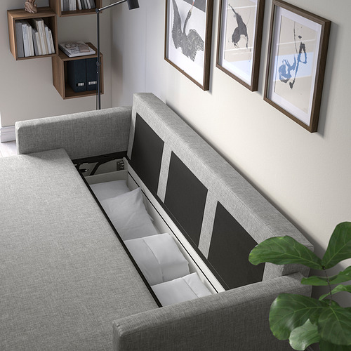 FRIHETEN sofa tempat tidur 3 dudukan
