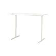 TROTTEN - Desk sit/stand, white, 160x80 cm