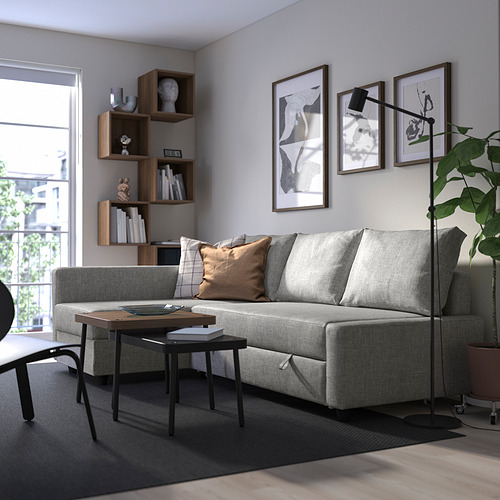 FRIHETEN corner sofa-bed with storage