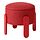 FÖRLUNDA - pouffe, dengan penyimpanan/Tonerud merah | IKEA Indonesia - PE941334_S1