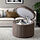 SIDSJÖ - pouffe, with storage/Gransel grey-brown | IKEA Indonesia - PE941391_S1