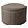 SIDSJÖ - pouffe, dengan penyimpanan/Gransel abu-abu cokelat | IKEA Indonesia - PE941388_S1