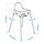 ANTILOP - highchair with safety belt, white/white | IKEA Indonesia - PE977501_S1