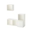 EKET - Wall-mounted cabinet combination, white, 105x35x120 cm