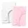 LEN - fitted sheet for cot, white/pink, 60x120 cm | IKEA Indonesia - PE689805_S1