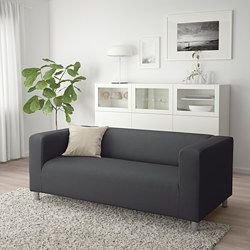 KLIPPAN - 2-seat sofa, Vissle grey