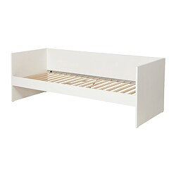 VIHALS - Day-bed frame, white, 80x200 cm