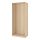 PAX - wardrobe frame, white stained oak effect, 75x35x201 cm | IKEA Indonesia - PE733046_S1