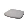 ÄLVGRÄSMAL - Chair pad, grey, 32.6/31.3x33x3 cm