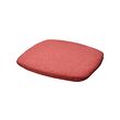 ÄLVGRÄSMAL - Chair pad, red, 32.6/31.3x33x3 cm