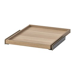 KOMPLEMENT - Laci sisipan, efek kayu oak diwarnai putih, 50x58 cm