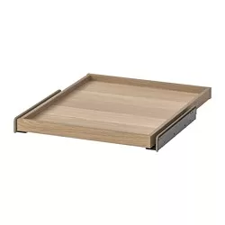 KOMPLEMENT - Laci sisipan, efek kayu oak diwarnai putih, 50x58 cm