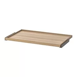 KOMPLEMENT - Laci sisipan, efek kayu oak diwarnai putih, 100x58 cm