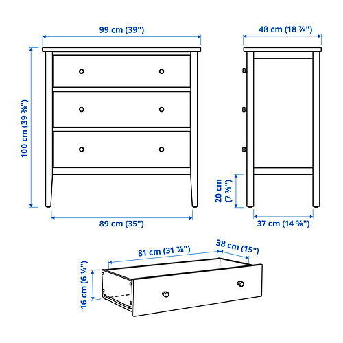 GULLABERG Measurement Illustration