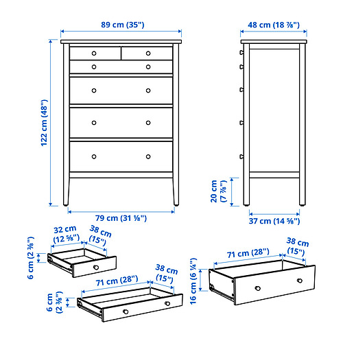 GULLABERG Measurement Illustration