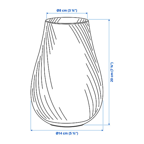 PÅSKÖTRÄD Measurement Illustration