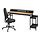 SMÖRKULL/MULLSJÖ desk and chair