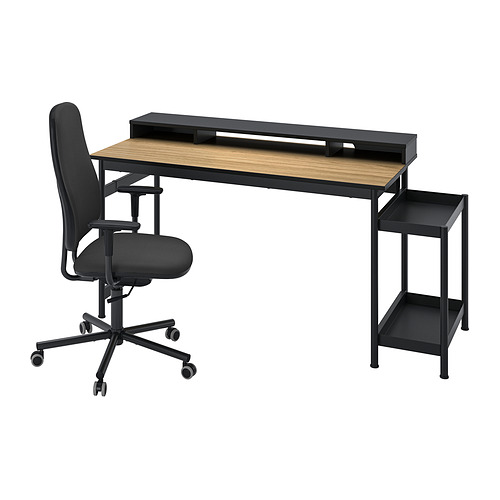 SMÖRKULL/MULLSJÖ desk and chair