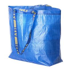 FRAKTA - Kantong belanja, medium, biru, 45x18x45 cm/36 l
