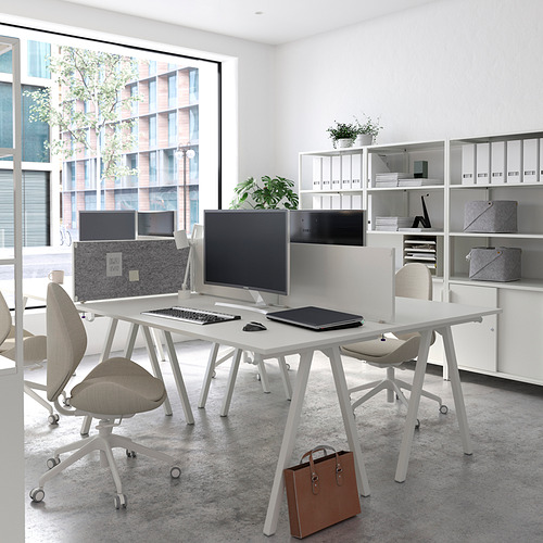 TROTTEN desk, white, 160x80 cm | IKEA Indonesia