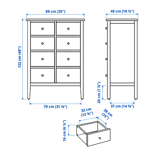 GULLABERG Measurement Illustration