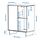 GLAMBERGET - kayu pinus/hitam, 117x63x150 cm | IKEA Indonesia - PE941568_S1