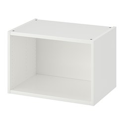PLATSA - Frame, white, 60x40x40 cm