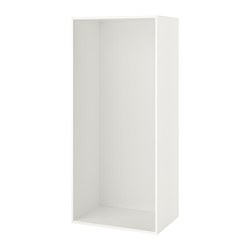 PLATSA - Rangka, putih, 80x55x180 cm