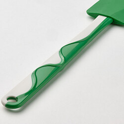 GUBBRÖRA - Rubber spatula, green/white