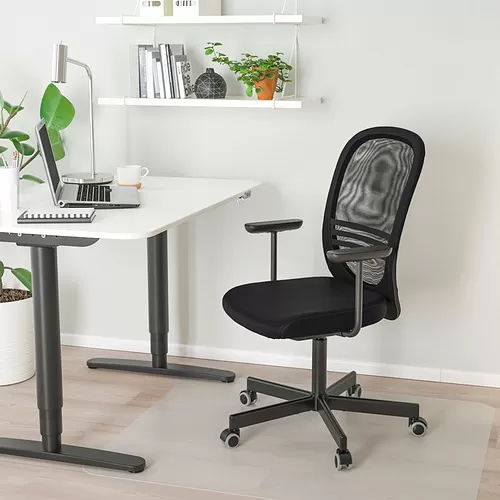 FLINTAN kursi kantor dengan sandaran tangan