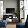 BESTÅ - meja TV dengan pintu, abu-abu tua/Mörtviken/Stubbarp abu-abu, 120x42x74 cm | IKEA Indonesia - PE913746_S1