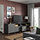 BESTÅ - TV bench with doors and drawers, dark grey/Västerviken/Stubbarp dark grey, 240x42x74 cm | IKEA Indonesia - PE913760_S1
