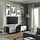 BESTÅ - meja TV dengan pintu, abu-abu tua/Hjortviken abu-abu-hijau pudar, 180x42x38 cm | IKEA Indonesia - PE913780_S1