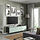 BESTÅ - meja TV dengan pintu, abu-abu tua/Hjortviken abu-abu-hijau pudar, 180x42x38 cm | IKEA Indonesia - PE913781_S1