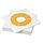 BRÖGGAN - paper napkin, white/yellow, 33x33 cm | IKEA Indonesia - PE913793_S1