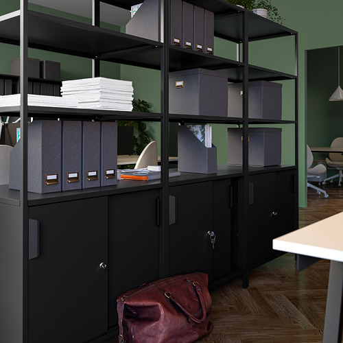 TROTTEN kabinet dengan pintu geser