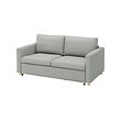 SALTSJÖBADEN - Sofa tempat tidur 2 dudukan, Tonerud abu-abu