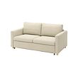 SALTSJÖBADEN - Sofa tempat tidur 2 dudukan, Fridtuna krem muda