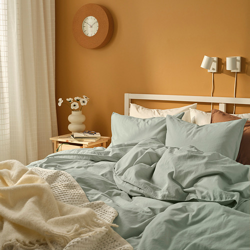 ÄNGSLILJA duvet cover and 2 pillowcases