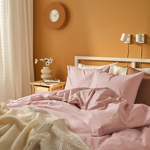 ÄNGSLILJA sarung duvet dan 2 sarung bantal